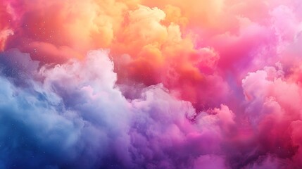 Fototapeta premium Clourful cloud wallpaper