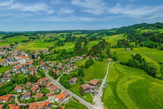 Sulzberg im Allg&auml;u von oben