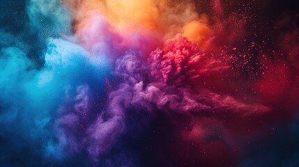 Fototapeta premium Clourful cloud wallpaper