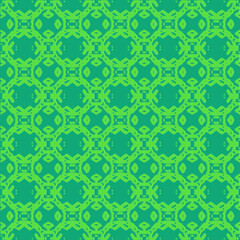  Hand drawn seamless abstract pattern from tiles. Atomic stylized backdrop.