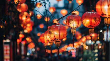 Chinese new year lantern wallpaper