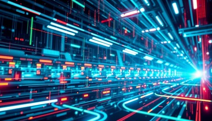 Futuristic Technology Cyber Monday Background