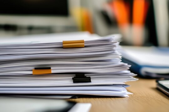 Presentations of documents for professional relaying - job reference