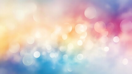 Obraz premium A vibrant and colorful abstract background featuring soft bokeh effects, ideal for design and artistic projects.