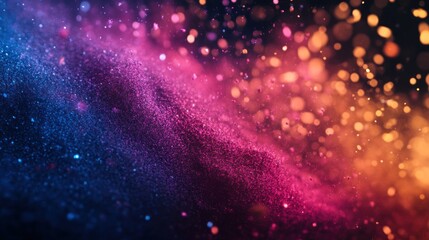 Fototapeta premium Abstract Galaxy Bokeh Background