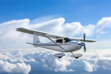 Obraz premium Aircraft adventure airplane vehicle.