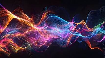Colorful Brainwave Patterns Synchronizing with Digital Interface