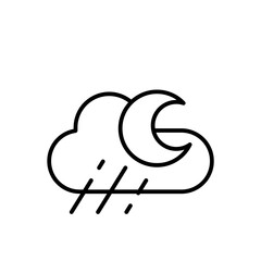 night rain  