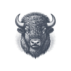 bison vector illustration