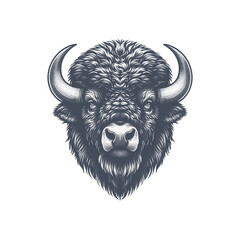 bison vector illustration