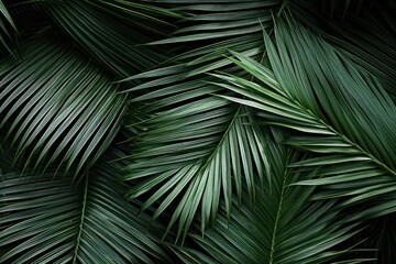 Palm leaves outdoors nature plant.