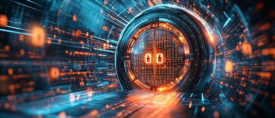 Obraz premium The Vault of Secrets, Data Privacy