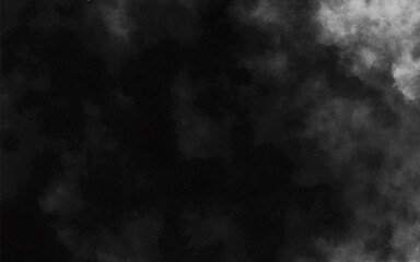 Abstract black and white realistic smoke clouds with shadow overlay effect background. Mystery dark background with spooky white light and fog. Vector illustration of smoky mist toxic vapor on floor.