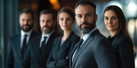 Fototapeta premium Professional Team in Uniform