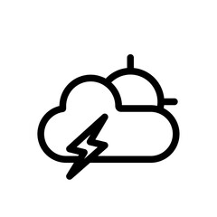 day cloudly lightning  