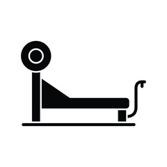 Bench Press icon solid vector design in trendy style