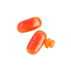Orange Earplugs for Noise Reduction and Sleep