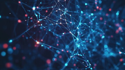 Obraz premium Abstract Network Connection