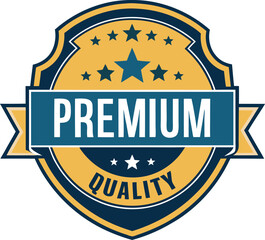 Premium Quality Label  Vector  Design