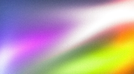 Grainy gradient background purple gray green red abstract glowing neon color wave black backdrop, noise texture banner poster header design, banner