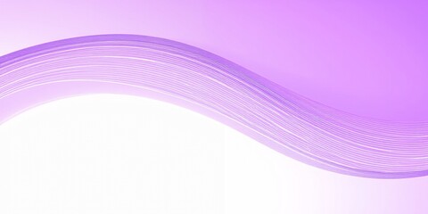 Abstract purple wave design with a white background.