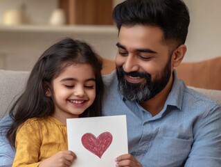 Warm Family Moment with Heart