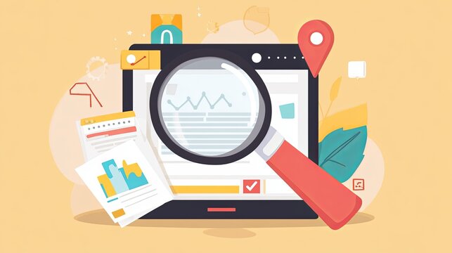 Graphic illustrating the upward trend of a website's visibility in search engine rankings, emphasizing increased performance and online presence. 