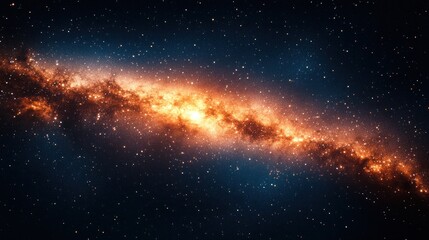 Fototapeta premium Milky Way Galaxy in the Night Sky