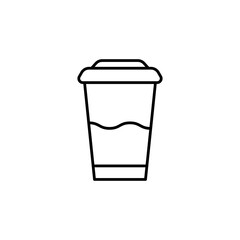 Outline cup icon