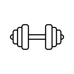 Dumbbell weight icon