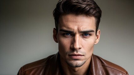 Fototapeta premium face, handsome, model, male