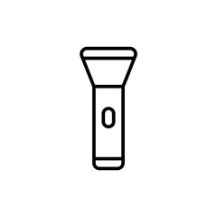 Outline flashlight icon