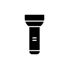 Black flash light icon