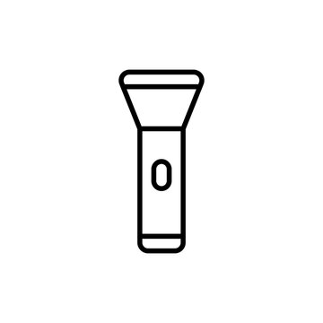 Outline flashlight icon