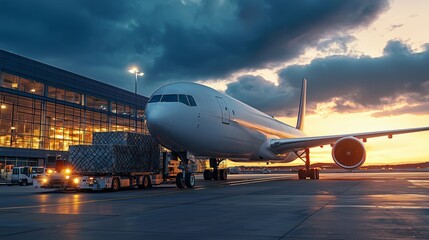 Obraz premium Wings of Global Trade