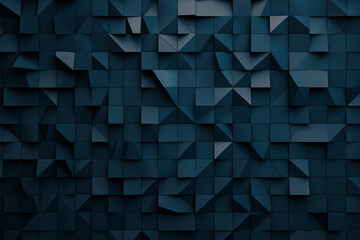 Obraz premium A blue background with a lot of squares and triangles
