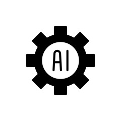 AI cogwheel icon