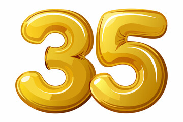 Number for 35 vector design