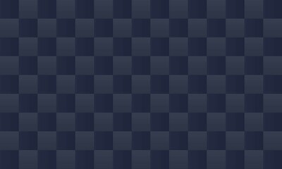 Chessboard pattern with dark blue background. Dark squares background. Checkerboard or pixel mosaic background. Sophisticated abstract background design