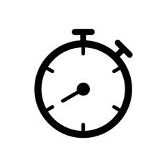 Outline stopwatch icon