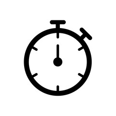 Stopwatch timer symbol