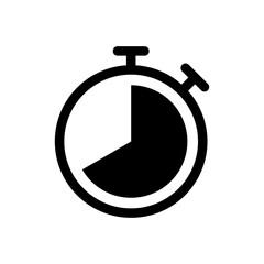 Stopwatch clock icon