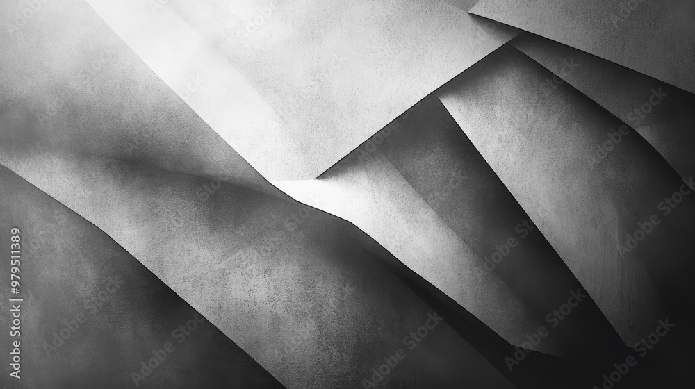 Fototapete a textured gray abstract background with sharp edges and smooth transitions, perfect for a minimalis