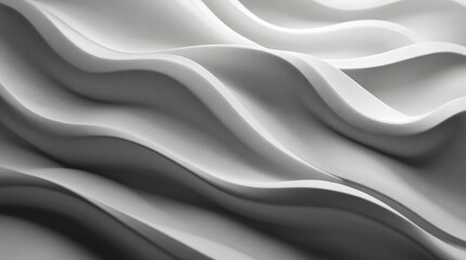 Fototapeta premium A textured gray abstract background with flowing lines and subtle gradients, creating a sleek and calming aesthetic.