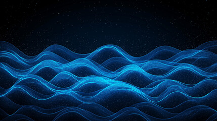Fototapeta premium A colorful wave pattern with purple and blue colors