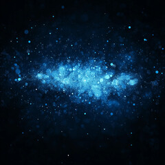 Obraz premium A blue background with a lot of lines and dots