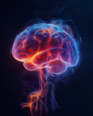 Neural Network Visualization – Digital Brain and Artificial Intelligence