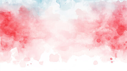A colorful watercolor painting with a white background