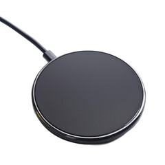 Wireless Charger side view isolate on transparent background