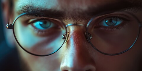 Vintage-Chic Eyewear Ad